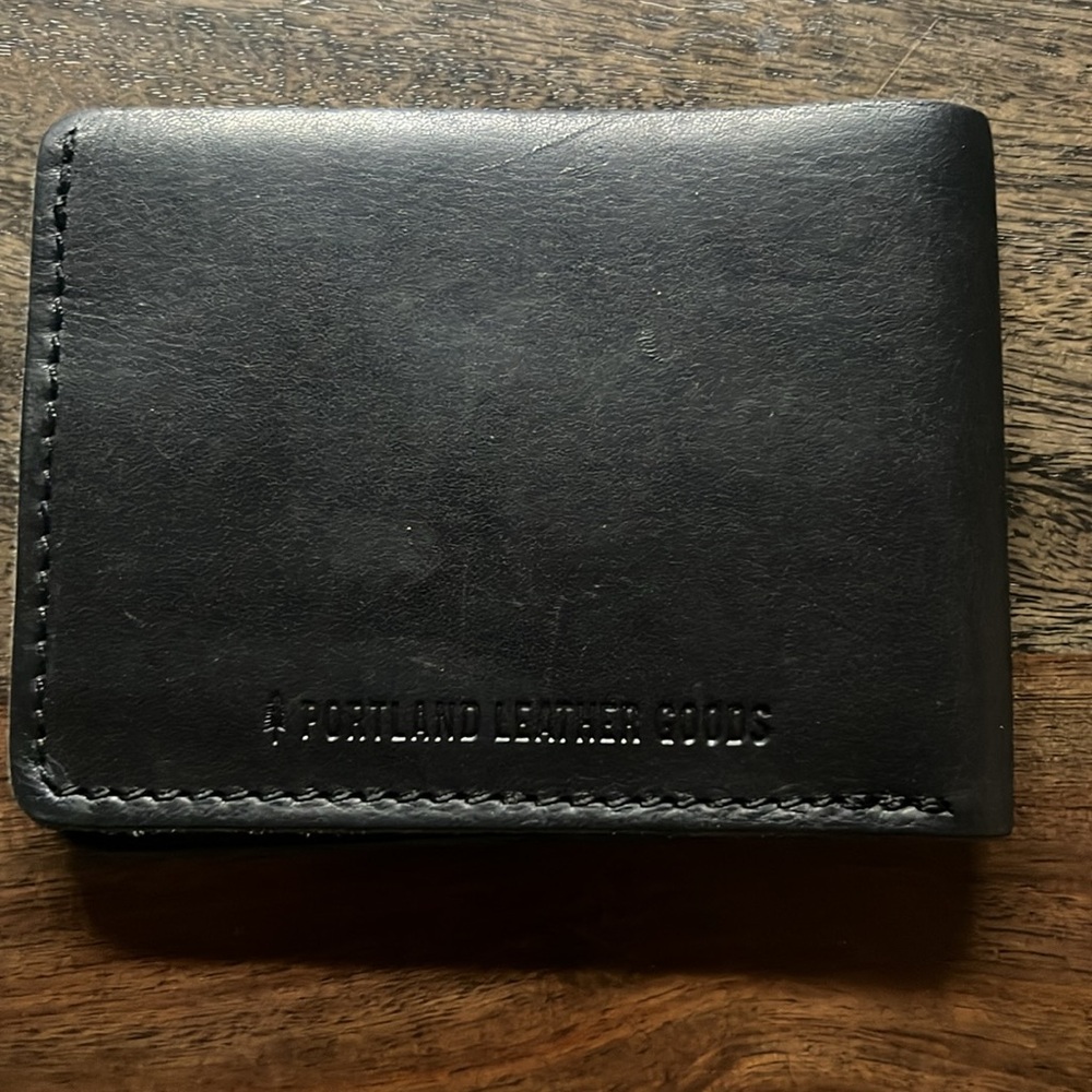 Portland Leather Goods Wallet Black